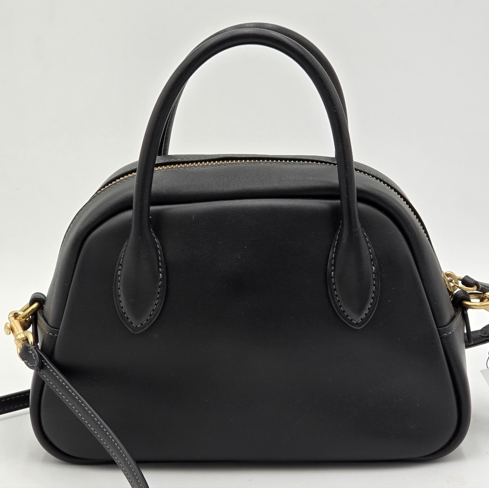 Coach Glovetanned Leather Borough Bowling Bag, Black - Picture 3 of 16